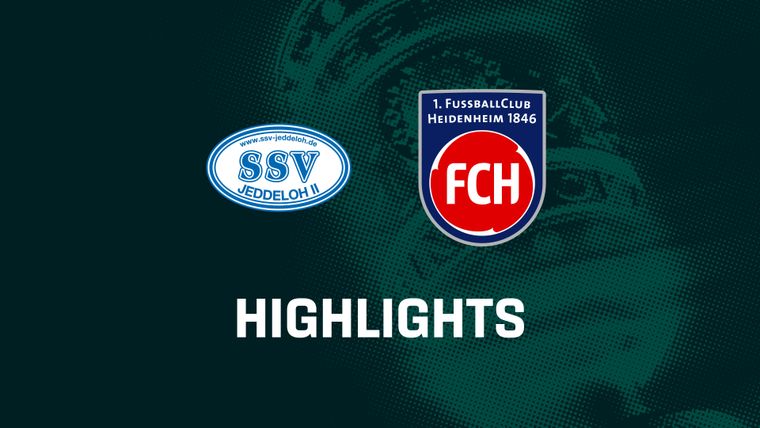 SSV Jeddeloh - 1. FC Heidenheim
