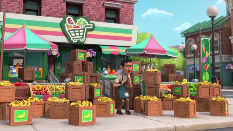 Die Crew findet einen Platz für Friedas Bühne / Die Crew repariert den Leuchtturm