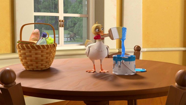 Ein schwebendes Picknick