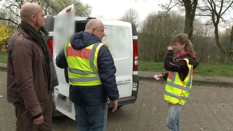 Verdächtiger Kleintransporter