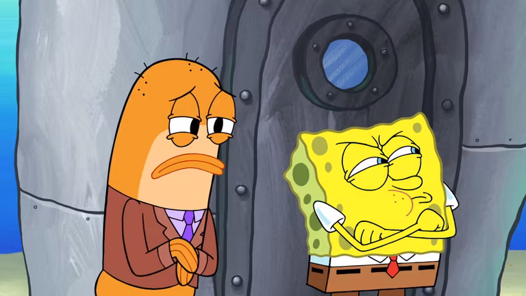 Mensch oder Roboter / Feuerwehr-Spongebob