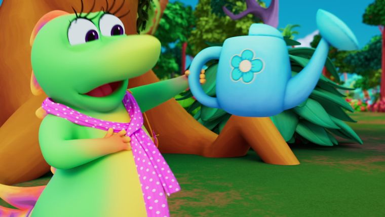 Rutschpartie mit Claudia