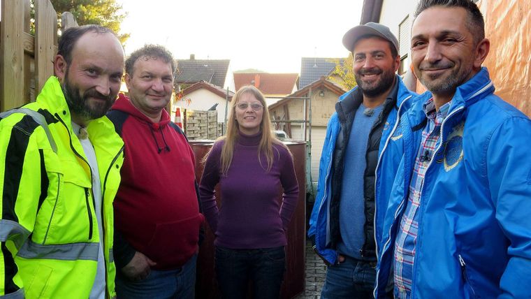 Sükrü, Mauro und Otto bei Andreas