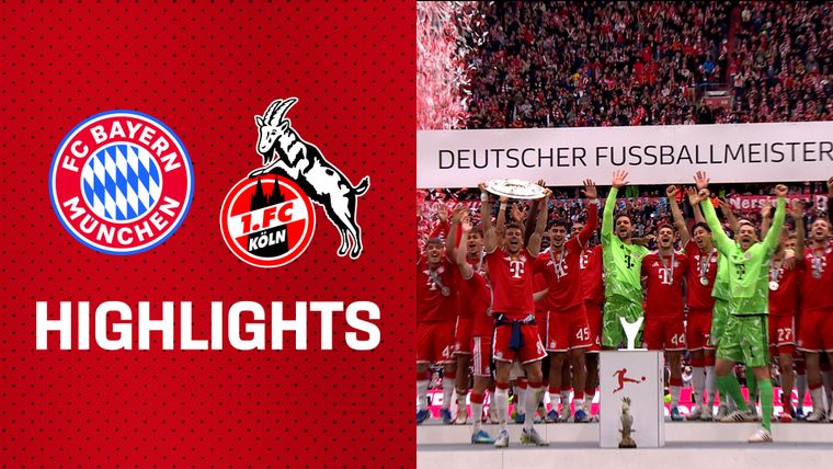 Bayern-Gala bei der Meister-Party