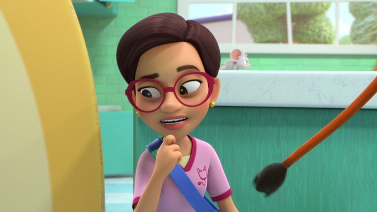 Die Crew baut eine Tierklinik / Die Crew baut einen überdachten Strand