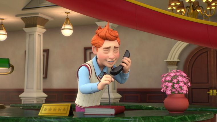 Die Crew baut einen Hotel-Fahrstuhl / Die Crew baut einen Katzen-Spielplatz