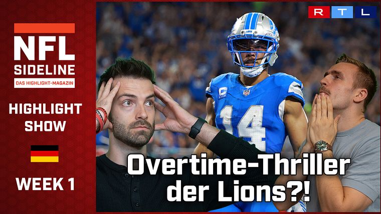 WEEK 1: Overtime-Thriller bei den Lions