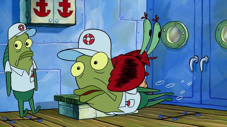 SpongeBobs Bude / Plankton fliegt raus