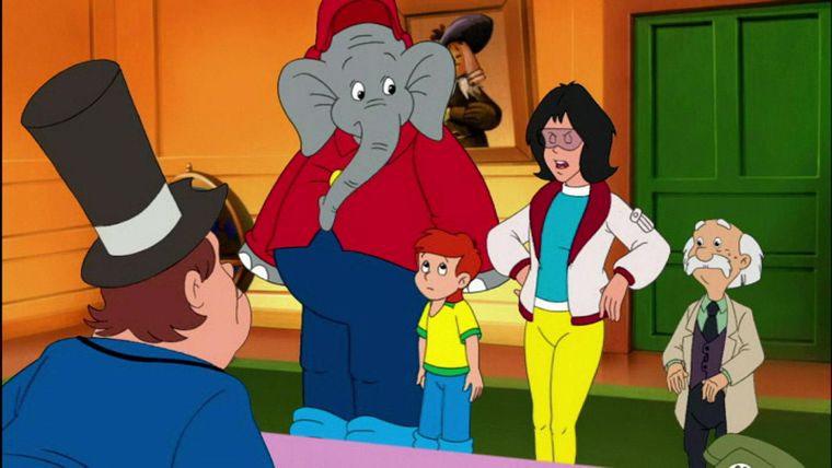 Benjamin Blümchen als Wetterelefant