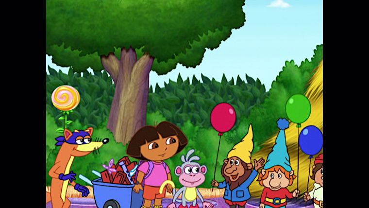 Dora und die drei kleinen Schweinchen