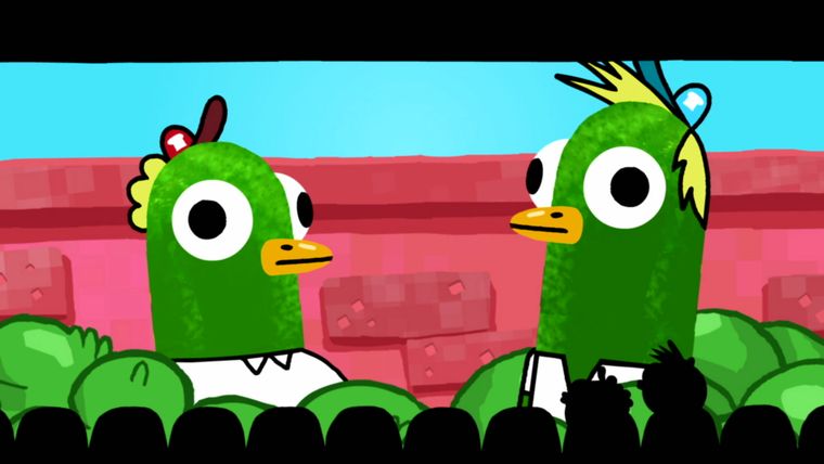 Die Filmstar-Enten / Entosaurier füttern verboten!