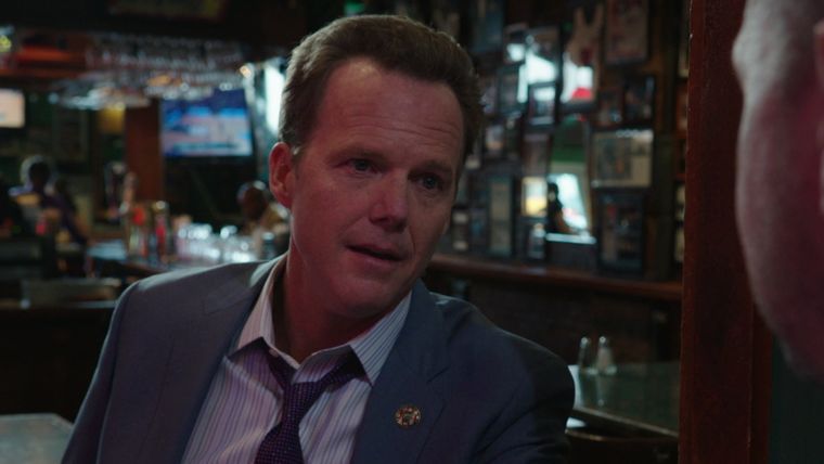 Abschied in Dunkelblau