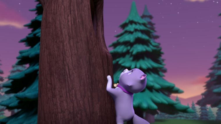 Welpen retten eine Stadtkatze / Welpen retten einen Wolken-Surfer