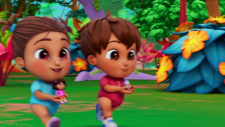 Dora und Boots werden geschrumpft