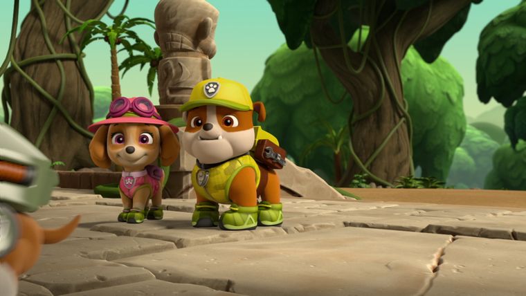 Die Hunde retten die Zubettgehzeit / Die Hunde retten Chickalettas Ei