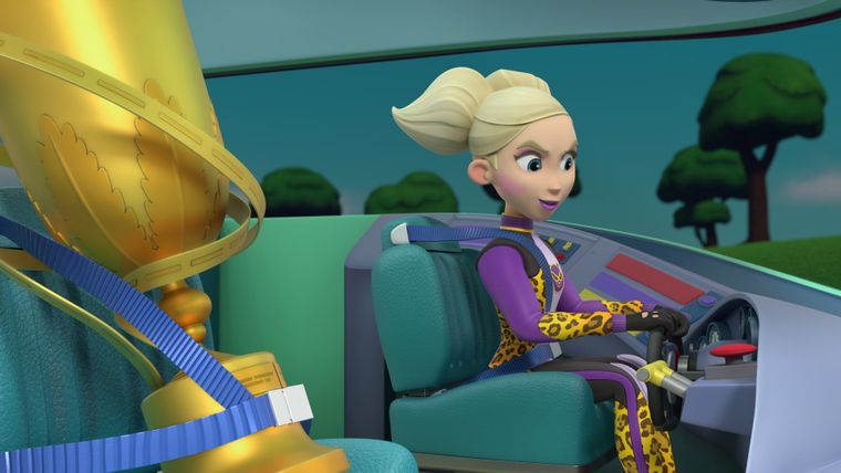 Die PAW Patrol stoppt die Gepardin