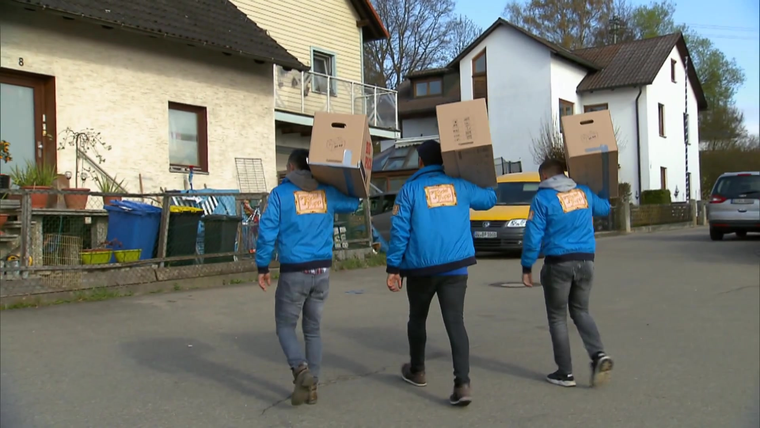 Otto, Sükrü und Mauro bei Peggy