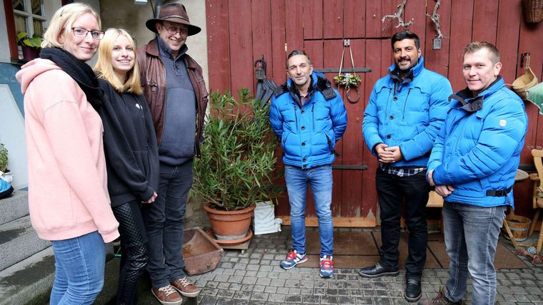 Mauro, Otto und Sükrü bei Jürgen