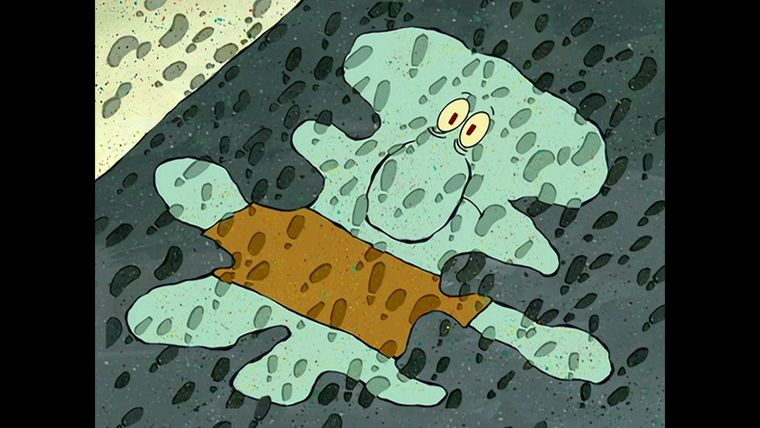 Thaddäus streikt / Sandy, Spongebob und der Wurm