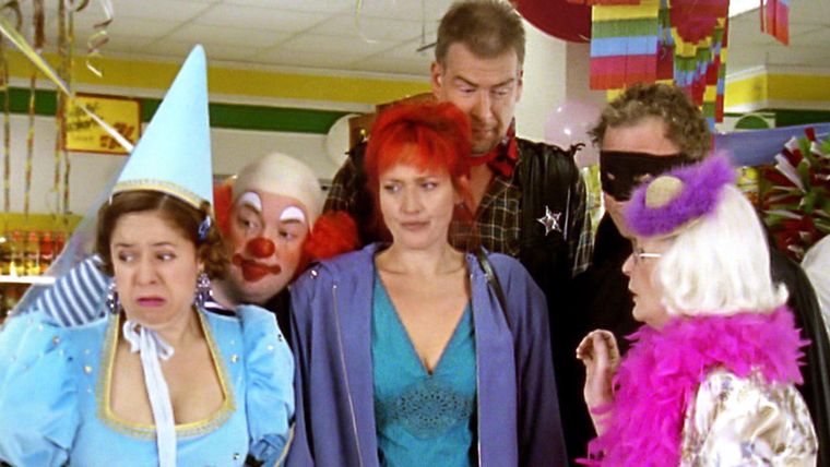 Karneval im Supermarkt