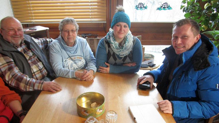 Otto bei Klaus, Helga und Stephanie
