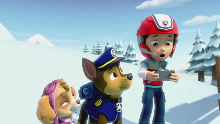 Hunde im Schnee / Das Schneemonster