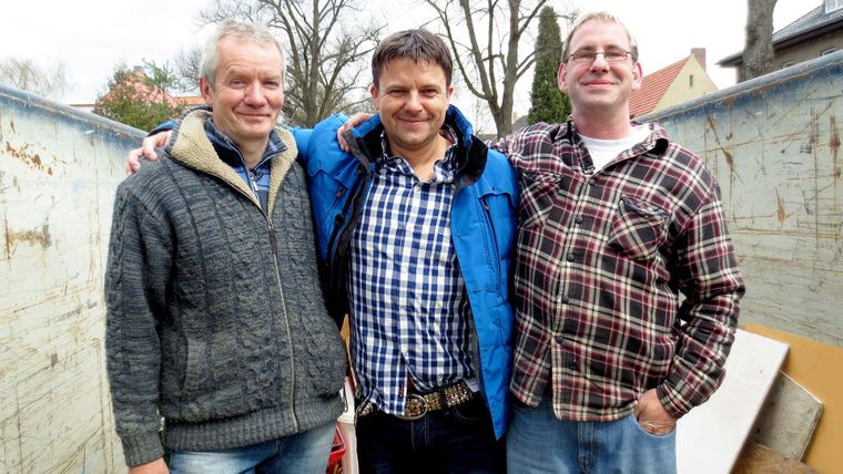 Marco bei Hartmut und Dirk