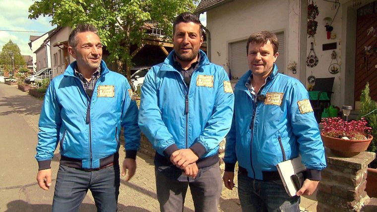 Sükrü, Marco und Mauro bei Hilde und Georg