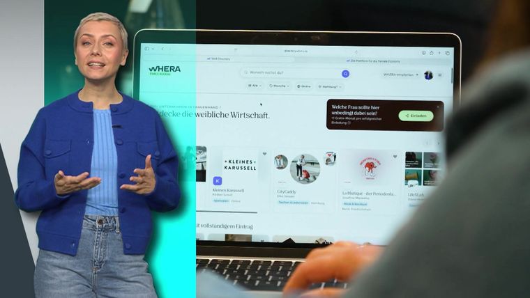 Thema u.a.: Startups, die Gründerinnen und weibliche Teams stärken