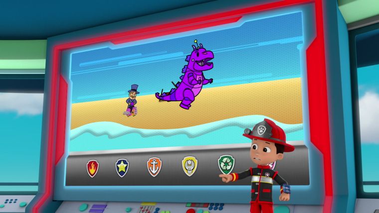 Die Rettung: Die Hunde retten das Filmmonster