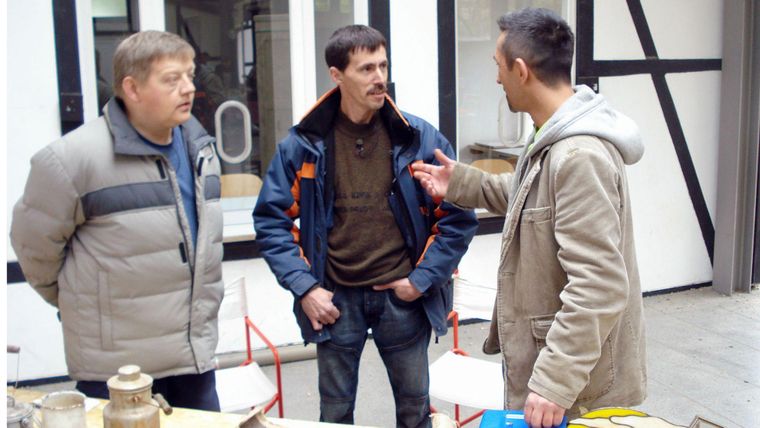 Mauro bei Ludwig und Joachim