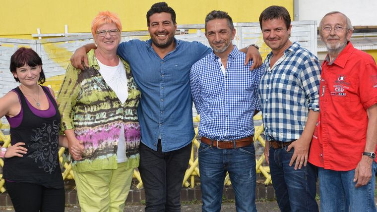 Sükrü, Mauro und Marco bei Roswitha