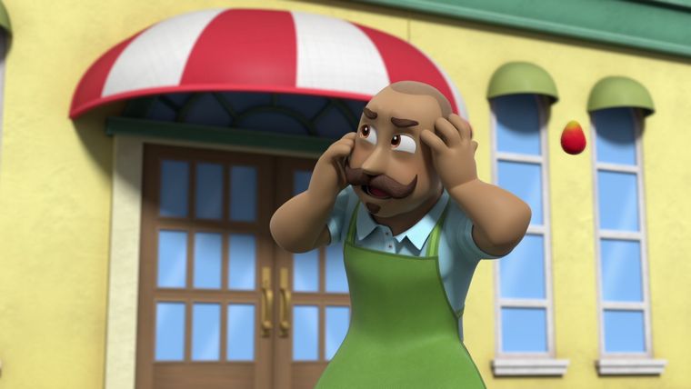 Die Schüttelmaschine / Das fliegende Bauernhaus