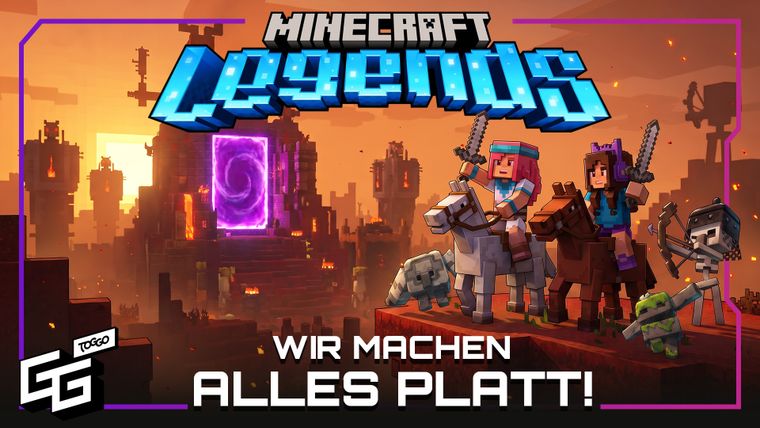 Jetzt bekommen die Piglins Schiss  | Minecraft Legends Folge 5