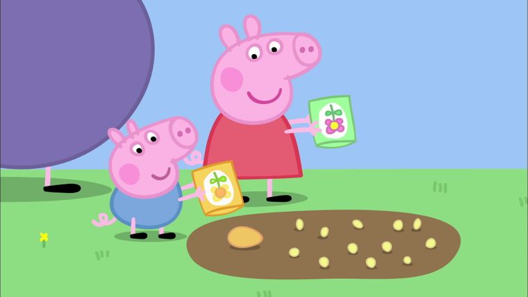 Ein Garten für Peppa und Schorsch