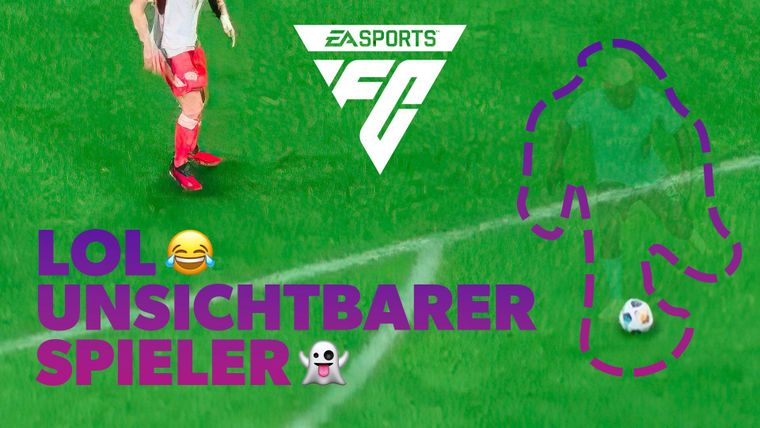 Einfach ein unsichtbarer Spieler bei EA Sports FC 24