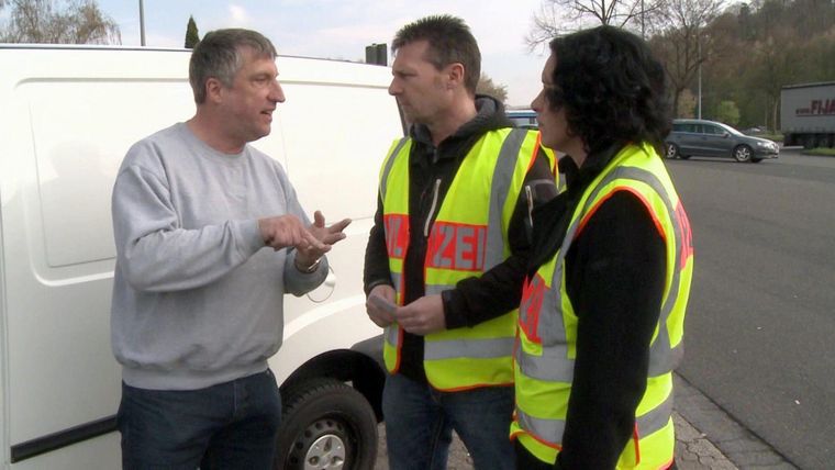 Ein verwirrter Autofahrer wird gestoppt