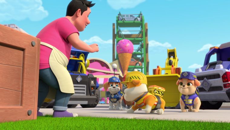 Die Crew baut eine Pizzeria / Die Crew baut eine Flughafenstrasse