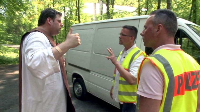 Ein Mittelalterfan sieht rot