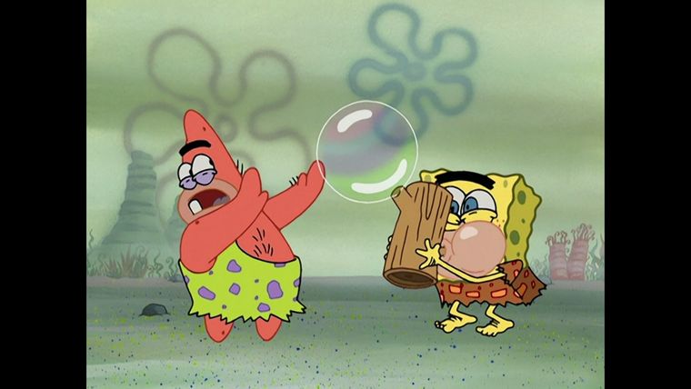 Spongebob in der Steinzeit
