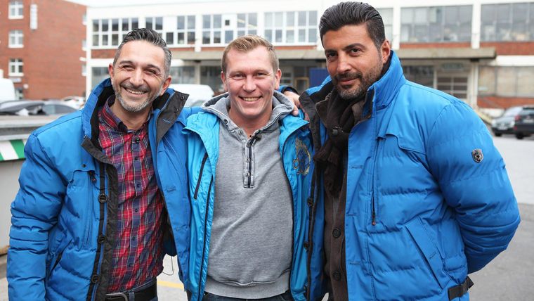 Otto, Mauro und Sükrü bei Hermann